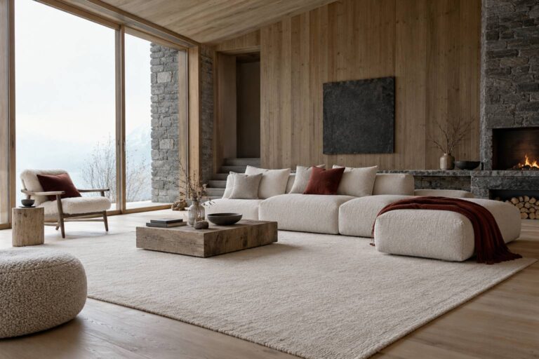 Tappeto in cotone: dove ha senso in una casa di montagna